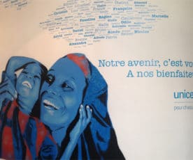 Citizen Press fait le mur pour l’UNICEF